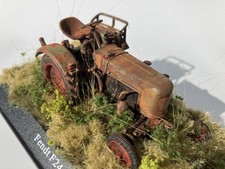 Weathered Universal Hobbies 1/43 Scale O Gauge 1958 Fendt Barn Find Tractor   picture