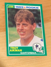 1989 Score #270 Troy Aikman RC Dallas Cowboys HOF High Grade picture
