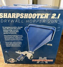 NEW Marshalltown SharpShooter 2.1 Drywall Sprayer Gun with Hopper - Blue (SS21) picture