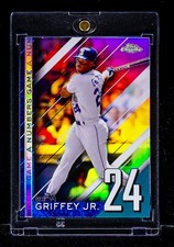 Ken Griffey Jr. RARE TOPPS CHROME A NUMBERS GAME CARD SEATTLE MARINERS HOF picture