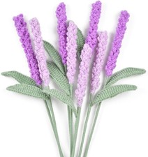 Lavender, Crochet Lavender Flower, Hand Made Knited Flowers, Crochet Flower Bouq picture