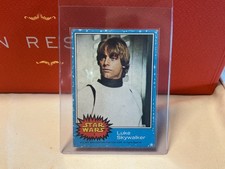 RARE 1977 Star Wars Scanlens #1 Luke Skywalker Iconic card picture