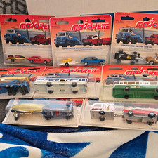 Majorette Diecast Vehicle Lot of 8 Unopen Carded Cars Trucks Bus Made in France picture