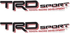 2 TRD Toyota Racing Development Decal Sticker Sport Tacoma Tundra 4X4 Off Road picture
