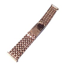 Vintage ~ JB Champion ~ Brick Links ~ ROSE ~ Gold Filled Watch Band ~ GORGEOUS picture