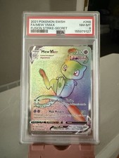 Pokemon TCG Fusion Strike Mew VMAX Secret Rare 268/264 Holo FA 2021 PSA 8 picture