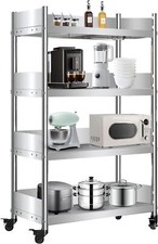 Stainless Steel Shelves, 4/5-Tier Heavy Duty Storage Rack With Adjustable Height picture