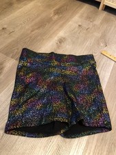Torrid Womens Shorts Colorful Rainbow Glitter Size 0 (I-6) picture