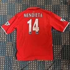 Vintage 2003-04 Errea Middlesbrough Home (Authentic) Football Jersey #14Mendieta picture