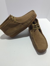 Clarks Shacre Boot Dark Sand Suede Wallabee Chukka 26159438 NIB Men’s 8.5 picture