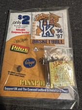Vintage 1996–1997 University of Kentucky Wildcats Basketball Commemorative Pin & picture