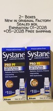 Systane Pro PF Triple Action Dry Eye Relief 2-Full Sz boxes New Factory Sealed  picture