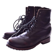 Freebird Manchester black distressed Lace Up & Zip Ankle Boots Size 9 EUC picture