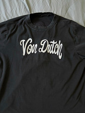 Von Dutch The Originator Black Graphic Logo Crew Neck Short Sleeve T-Shirt L picture