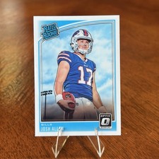 2018 Panini Donruss Optic Josh Allen #154 Rated Rookie RC CREASE picture