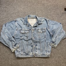 Vintage Y2K Gap Denim Jacket Trucker Faded Wash Size Large picture