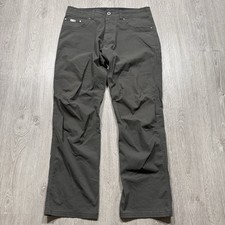 Kuhl Revolvr Pants Mens 34 x 32 Gray Utility Outdoor Hiking Patina Dye 5 Pocket picture