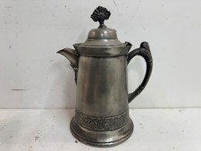Antique Pelton Bros. St. Louis Victorian Silver Plated Ice Pitcher picture