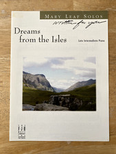 Mary Leaf, Dreams from the Isles, sheet music for piano solo picture