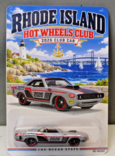 HOT WHEELS 2026 RI HOT WHEELS CLUB DODGE CHALLENGER CUSTOM BY 401 DIECAST 1/50 picture