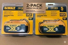 2 Pack DEWALT DCB205 20V Max XR 5.0Ah Lithium-Ion Battery New In Pack Batteries picture
