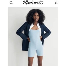 🩵NWT Madewell Light Blue Romper🩵 picture