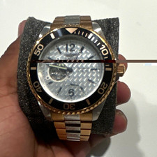 Invicta Men's Diver Quartz Analog Two-Tone SS Watch, Rotating Bezel picture