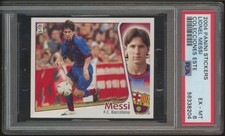 Lionel Messi 2004 Panini Stickers Colecciones Este Rookie PSA 6 💎🐐📈 picture