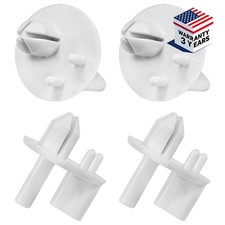 4pcs 241993101 Refrigerator Front Crisper Cover Support for Electrolux PS2358880 picture