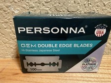 Personna Platinum GEM Double Edge Blade. Surgical Japanese Stainless Steel with  picture