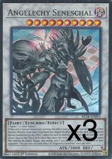 3x Yugioh Angelechy Seneschal BETB-EN091 Super Rare 1st Edition NM picture