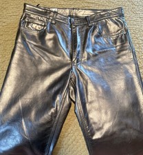 Wilson's Leather 5 pocket style leather jeans 36