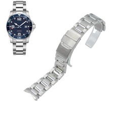 HydroConquest L37814986 L600154855 21mm Silver Steel Watch Bracelet For Longines picture