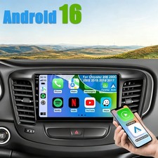 For 2015-2019 Chrysler 200 200C 200S Stereo Radio 64G Android 16 Carplay GPS Cam picture