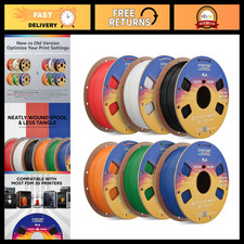 High-Speed 1.75mm PLA Filament Bundle - 6KG for 3D Printing, Smooth & Durable picture