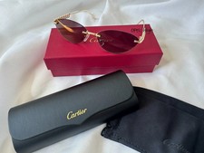 Cartier Clash de Cartier Grey Cat Eye Ladies Sunglasses CT0543S 002 58 picture
