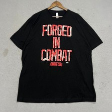 AEW Blackpool Combat Club Forged In Combat T-Shirt Mens XXL Black Wrestling WWE picture