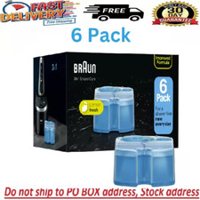 6Pack Braun Clean Renew Cartridge Refill Series 3 5 7 Genuine Shaver Cleaner NEW picture
