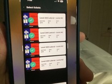 Ravens in Rio Brazil-4 tickets together. picture