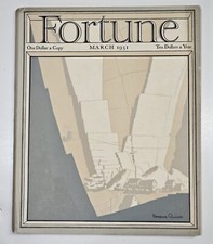 Fortune Magazine March 1931 Prince of Wales Oil Industry Ford Reeves Cover picture