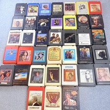 38 8-Track Tape Lot ABBA Elton John Carpenters Rod Stewart Streisand Rock Pop picture