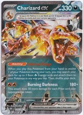 Charizard Ex Ultra Rare Holo 125/197 Sv:03 Obsidian Flames picture