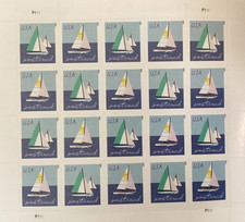 USPS 2023 Postcard Forever Rate Sailboat Stamps Scott# 5747-5748- 5sheets/100 pc picture