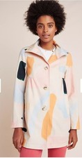 NWT Anthropologie size 4 Moglea trenchcoat preppy city bohemian classic picture