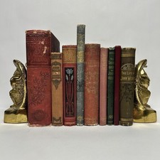 Antique John Wesley Methodism Lot 9 Books Victorian Pictorial Decorative Cloth picture