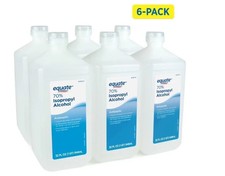 Equate 70% Isopropyl Alcohol Antiseptic Liquid, 6 PACK, (6 x 32 fl oz) picture