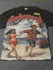 Godspeed Men's T-Shirt Size Small Black Short Sleeve picture
