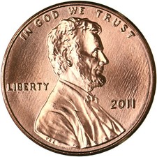 2011 P Lincoln Cent - BU picture