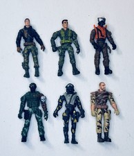 Lanard The Corps Action Figures 3.75 Inch Military Lot of 6 picture