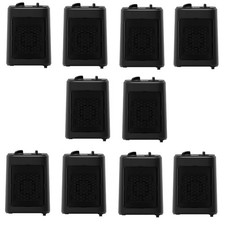 Set of 10 Mainstays 1500W Ceramic Fan-Forced Electric Space Heater Black OpenBox picture